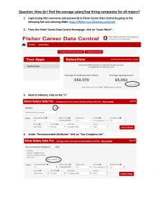Question: How do I find the average salary/top hiring companies...