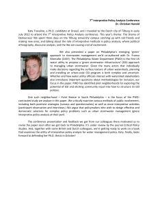 7 Interpretive Policy Analysis Conference Dr. Christian Hunold