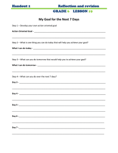 Handout 1         ... GRADE LESSON