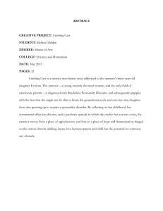 ABSTRACT  CREATIVE PROJECT: STUDENT: