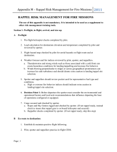 2011 Appendix M – Rappel Risk Management for Fire Missions