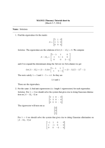 MA1S12 (Timoney) Tutorial sheet 6a [March 3–7, 2014] Name: Solutions