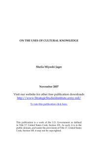 Visit our website for other free publication downloads  Sheila Miyoshi Jager
