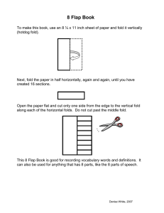 8 Flap Book: DIY Guide for Vocabulary & Organization