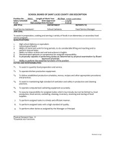 SCHOOL BOARD OF SAINT LUCIE COUNTY JOB DESCRIPTION