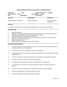 SCHOOL BOARD OF SAINT LUCIE COUNTY JOB DESCRIPTION