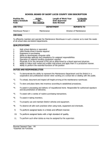 SCHOOL BOARD OF SAINT LUCIE COUNTY JOB DESCRIPTION