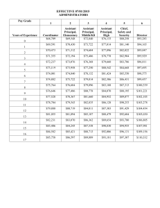 EFFECTIVE 07/01/2015 ADMINISTRATORS