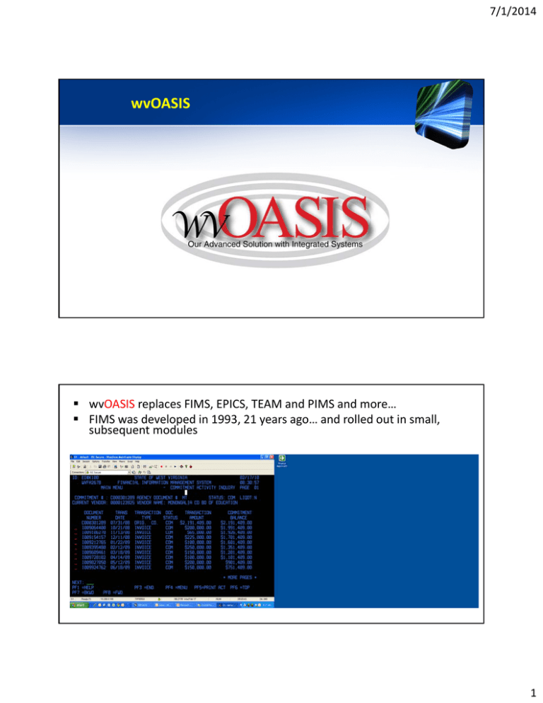 wvoasis