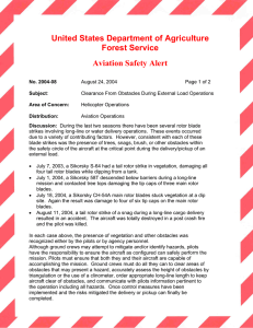 United States Department of Agriculture Forest Service Aviation Safety Alert