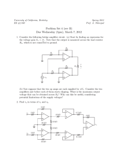 Problem Set 4 (rev B) Due Wednesday (5pm), March 7, 2012