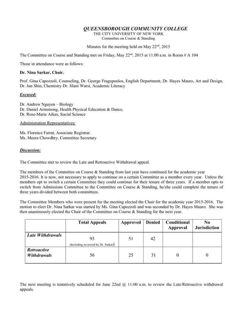 QUEENSBOROUGH COMMUNITY COLLEGE