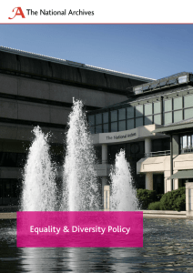 Equality &amp; Diversity Policy