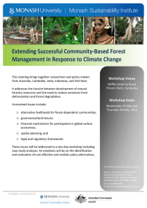 Extending Successful Community-Based Forest Management in Response to Climate Change