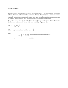ASSIGNMENT 1
