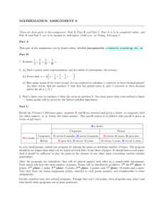 MATHEMATICS: ASSIGNMENT 9