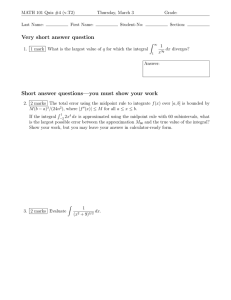 Very short answer question