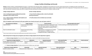 Campus Facilities &amp; Buildings and Grounds