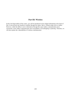 Wireless Communication Systems: EM Spectrum & Signals