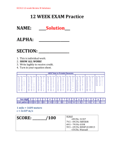 12 WEEK EXAM Practice  ___