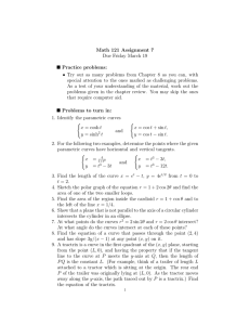 Math 121 Assignment 7 Due Friday March 19 Practice problems: