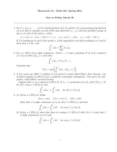 Homework 10 - Math 321, Spring 2012