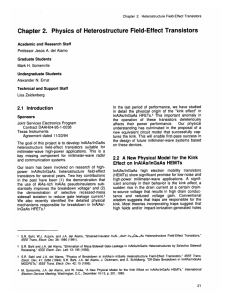 Chapter  2.  Physics of  Heterostructure  Field-Effect ...