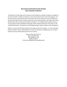 Neurointerventionalist Faculty Position (One Assistant Professor)
