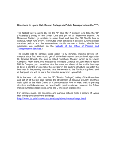 Directions to Lyons Hall, Boston College,via Public Transportation (the &#34;T&#34;)