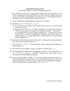Math 437/537 Homework #4
