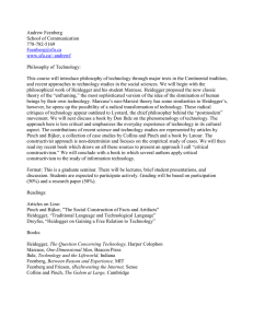 Andrew Feenberg School of Communication 778-782-5169