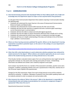 Form E-1-A for Boston College Undergraduate Programs