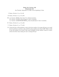 Math 312, Section 102 Homework #2