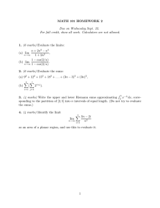 MATH 101 HOMEWORK 2 1. 2. 3.