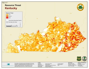 Kentucky Resource Threat Map 5 of 7 AZ