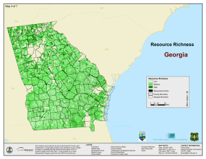 ³ Georgia Resource Richness Map 4 of 7