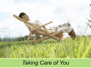 Taking Care of You