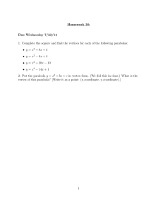 Homework 18: Due Wednesday 7/23/14