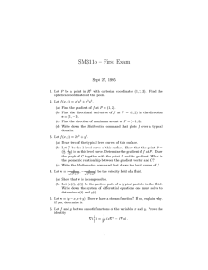 SM311o { First Exam