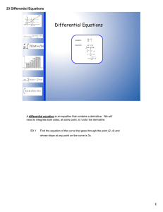 Differential Equations 23 Differential Equations