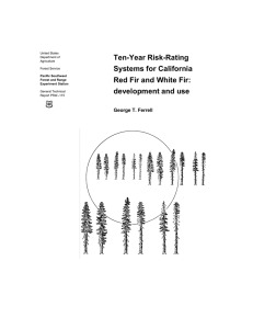 Ten-Year Risk-Rating Systems for California Red Fir and White Fir: development and use