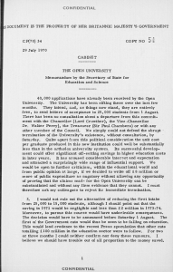 DOCUMENT IS THE PROPERTY OF HER BRITANNIC MAJESTY S GOVERNMENT