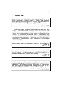 1 Introduction Ideally one
