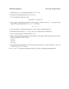 Math 6320, Assignment 3 Due in class: Tuesday, March 1