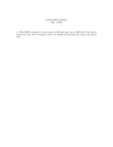 math circle finale