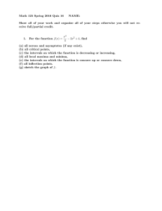 Math 125 Spring 2016 Quiz 16 NAME: