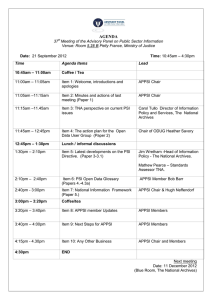 AGENDA