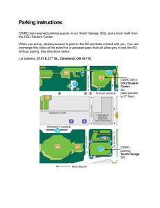 Parking Instructions: