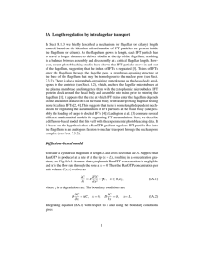 8A Length-regulation by intraflagellar transport