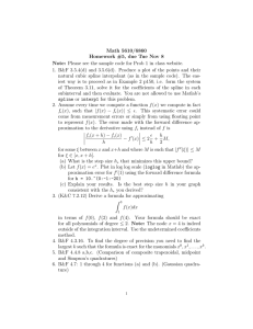 Math 5610/6860 Homework #5, due Tue Nov 8